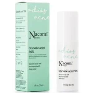 Nacomi Next Level Adios Acne serum do twarzy z kwasem glikolowym 10%, 30 ml