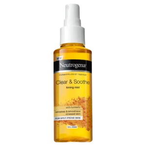 Neutrogena® Clear & Soothe mgiełka do twarzy z kurkumą, 125 ml
