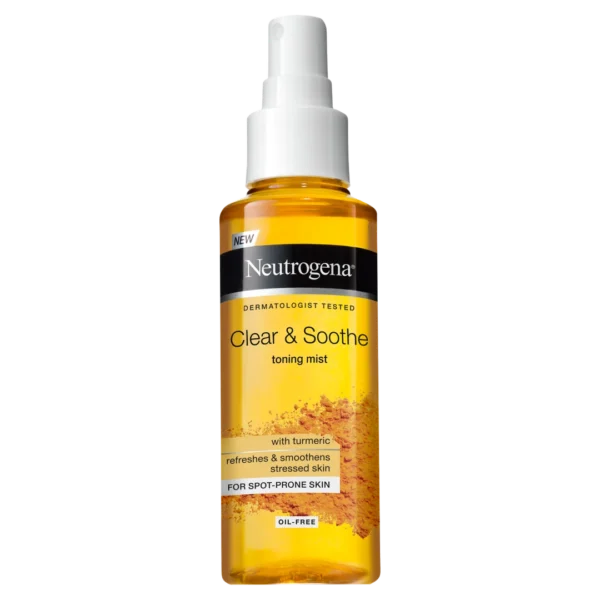 Neutrogena® Clear & Soothe mgiełka do twarzy z kurkumą, 125 ml