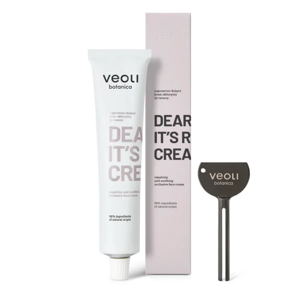 Veoli Botanica Dear Skin It's Rich Cream naprawczo-kojący krem okluzyjny do twarzy, 75 ml - obrazek 3