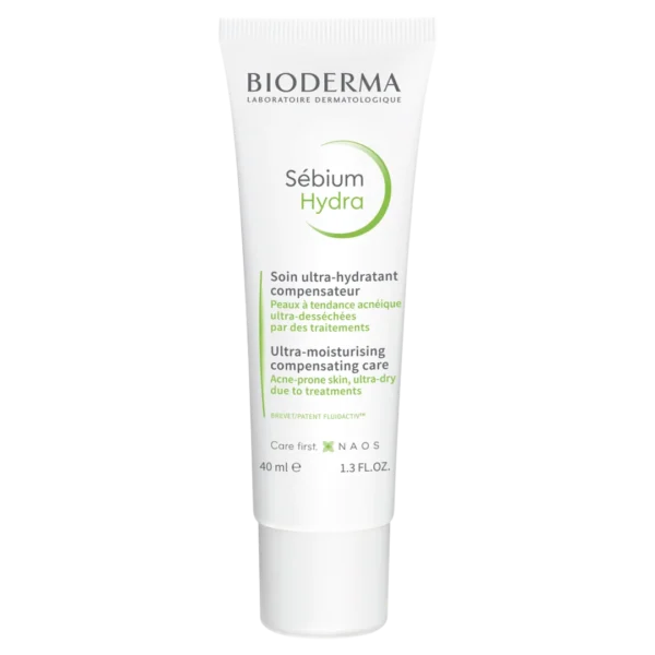 Bioderma Sebium Hydra nawilżający krem do skóry tłustej i ze skłonnością do trądziku, 40 ml