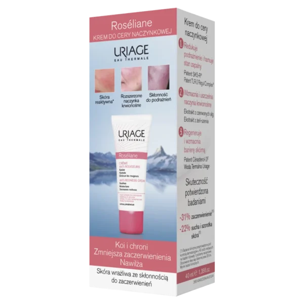 Uriage Roseliane krem do cery naczynkowej, 40 ml