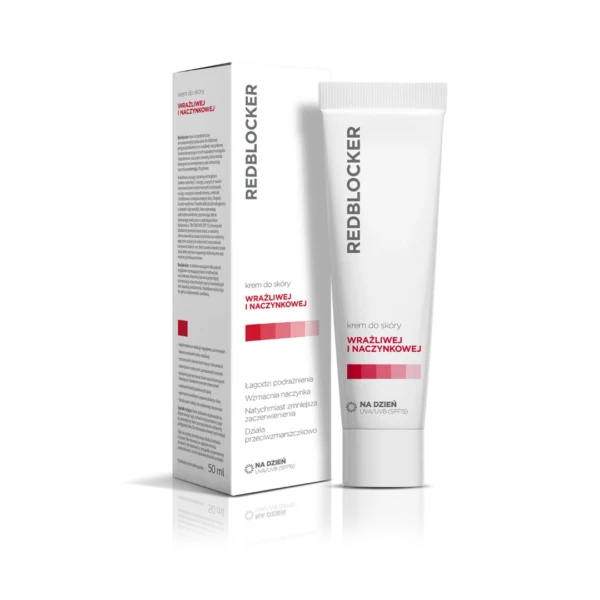 RedBlocker krem do skóry naczynkowej na dzień, 50 ml