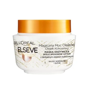 L`Oreal Paris Elseve Magiczna moc Olejków olejków maska do włosów Olejek kokosowy, 300 ml
