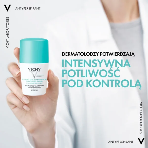 Vichy Traitement Anti-Traspirant 48h Antyperspirant w kulce przeciw intensywnemu poceniu, 50 ml - obrazek 6