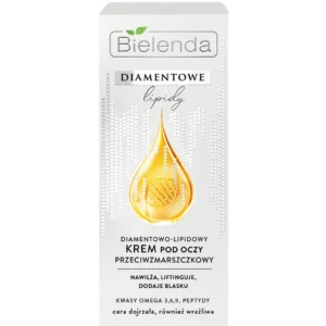 Bielenda Diamentowe Lipidy lipidowy krem przeciwzmarszczkowy pod oczy, 15 ml