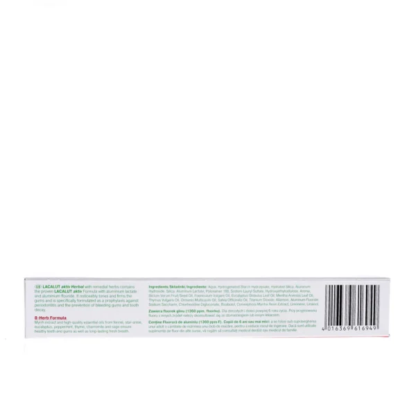 Lacalut Aktiv Herbal pasta do zębów 75 ml - obrazek 4