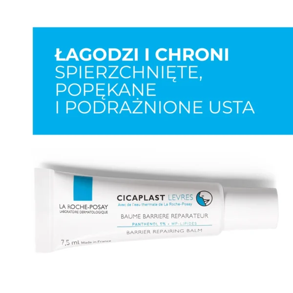 La Roche-Posay Cicaplast barierowy balsam do ust o działaniu regenerującym, 7,5 ml - obrazek 5