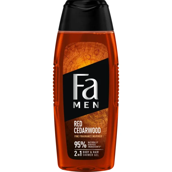 Fa Men Red Cedrawood żel pod prysznic 2w1, 400 ml