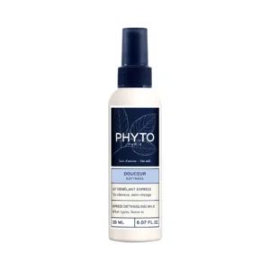 PHYTO PHYTOCYANE Softness ekspresowe mleczko ułatwiające rozczesywanie do wszystkich rodzajów włosów, 150 ml