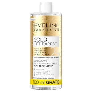 Gold Lift Expert luksusowy przeciwzmarszczkowy płyn micelarny 3 w 1, 500 ml