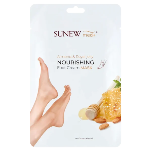SunewMed+ maska do stóp migdał i mleczko pszczele, 40 g
