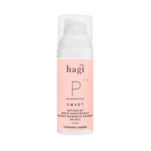 Hagi Smart P naturalny krem przeciwzmarszczkowy na noc z nutripeptydami, 50 ml