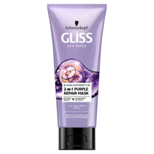 Schwarzkopf Gliss Blonde Hair Perfector maska do włosów fioletowa, 200 ml