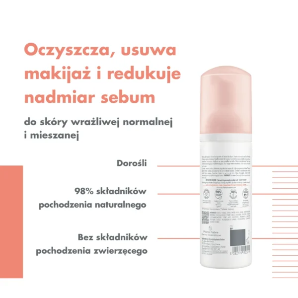 Avène pianka oczyszczająca, 150 ml - obrazek 3
