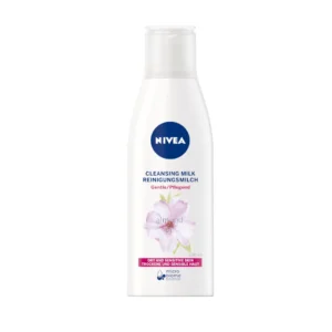 Nivea łagodne mleczko oczyszczające do cery suchej i wrażliwej, 200 ml