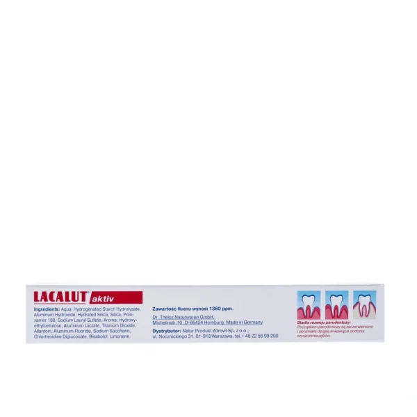 Lacalut aktiv pasta do zębów, 75 ml - obrazek 3