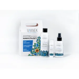 Vianek zestaw nawilżający do twarzy (torebka) 200 ml + 150 ml + 15 ml