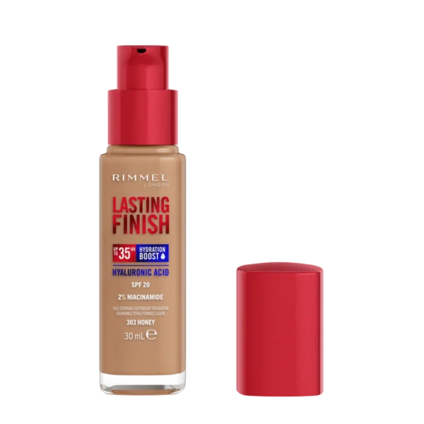 Rimmel Lasting Finish Foundation Podkład do twarzy nr 303 Honey, 30 ml - obrazek 3