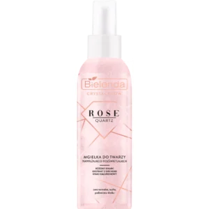 Bielenda Crystal Glow Rose Quartz mgiełka do twarzy nawilżająco-rozświetlająca, 200 ml