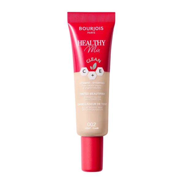 Bourjois Healthy Mix podkład witaminowy do twarzy krem tonujący o naturalnym wykończeniu, 002 Light, 30 ml