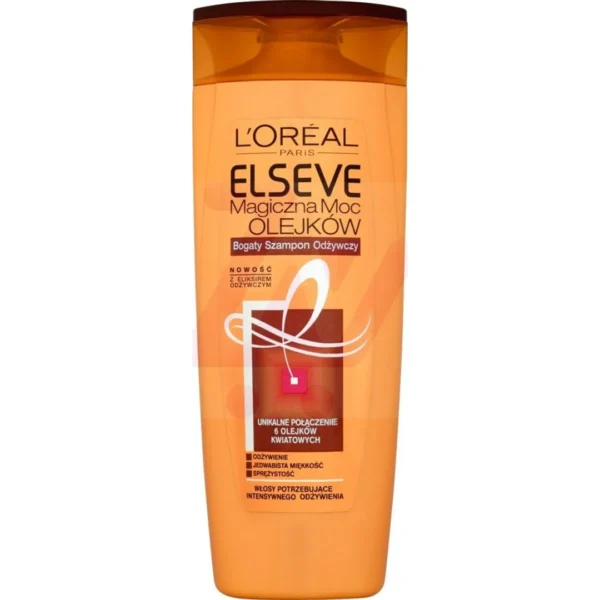 L`Oreal Paris Elseve Magiczna moc olejków bogaty szampon odżywczy, 400 ml