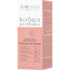 SheHand Kuracja parafinowa złuszczająco-natłuszczający peeling do skóry dłoni, 75 g