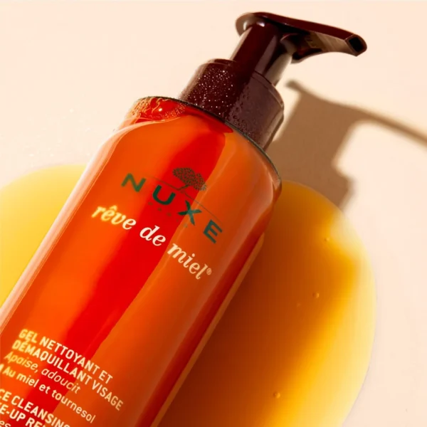 Nuxe Reve de Miel żel do mycia i demakijażu twarzy, 200 ml