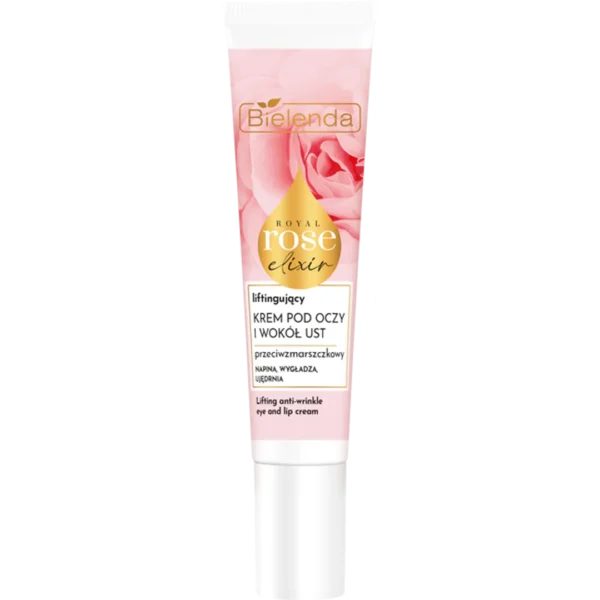 Bielenda Royal Rose przeciwzmarszczkowy krem liftingujący pod oczy i wokół ust, 15 ml - obrazek 2