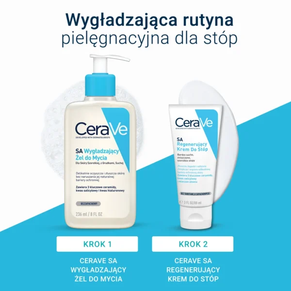 CeraVe SA, krem regenerujący do stóp z ceramidami, 88 ml - obrazek 6