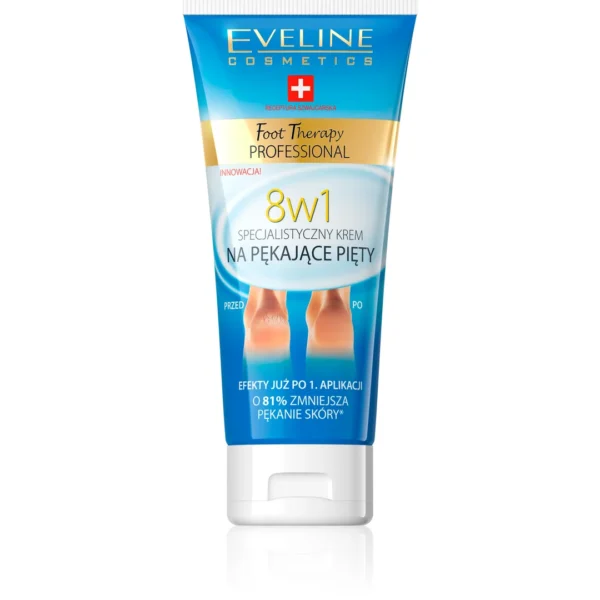 Eveline Cosmetics Foot Therapy Professional specjalistyczny krem na pękające pięty 8 w 1, 100 ml