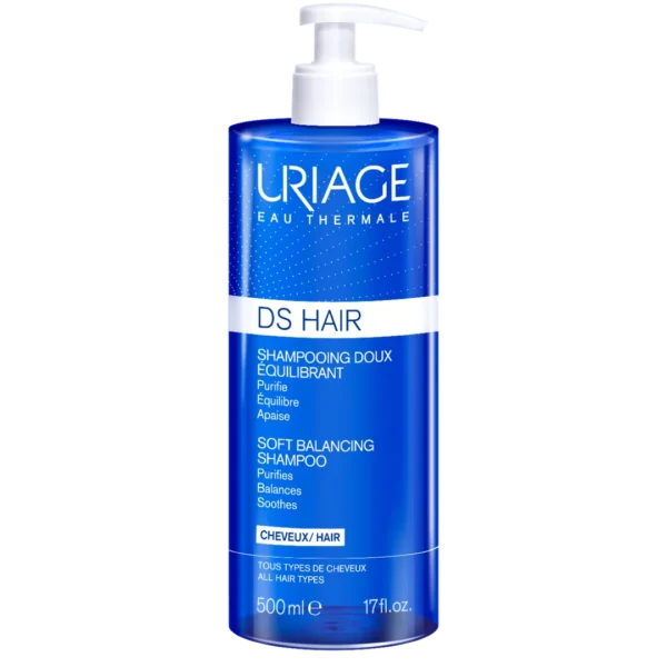 Uriage DS Hair delikatny szampon regulujący, 500 ml