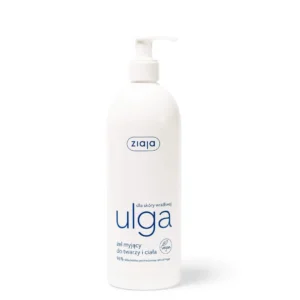 Ziaja Ulga żel myjący do twarzy i ciała, 400 ml
