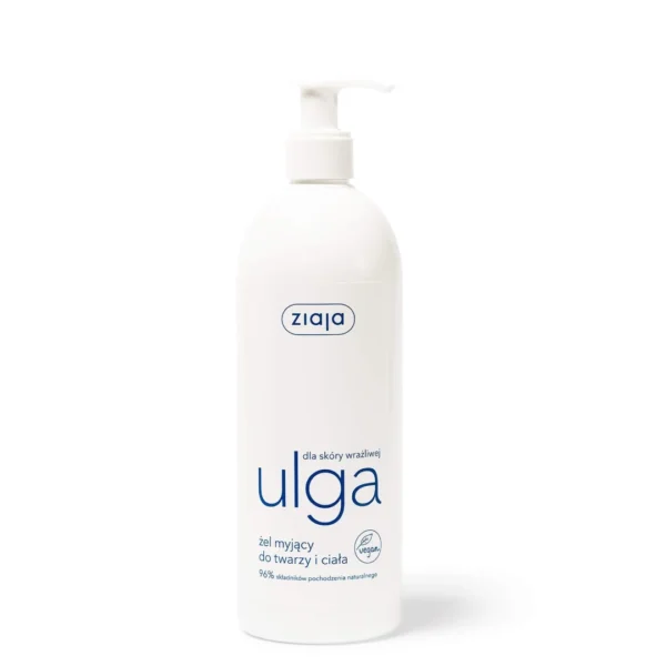 Ziaja Ulga żel myjący do twarzy i ciała, 400 ml