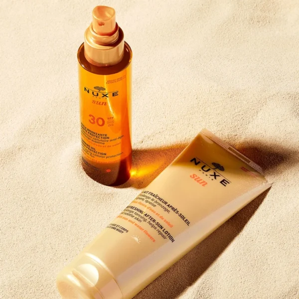 Nuxe Sun ochronny olejek do opalania twarzy i ciała SPF 30, spray 150 ml