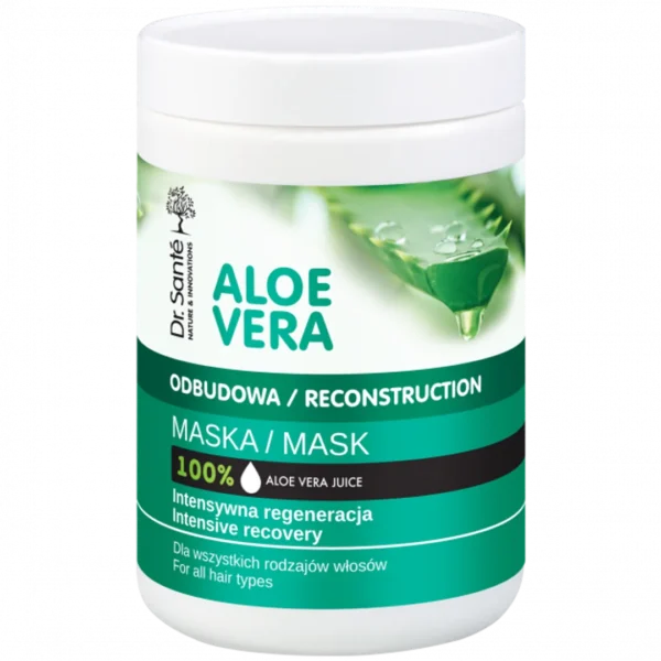 Dr. Santé Aloe Vera Odbudowa maska do włosów Intensywna regeneracja, 1000 ml