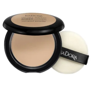 IsaDora Velvet Touch Sheer Cover prasowany puder matujący 45 Neutral Beige, 7,5 g