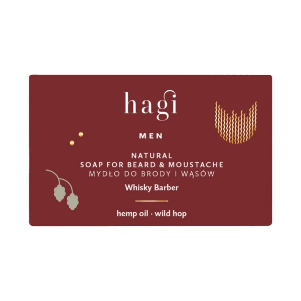 Hagi Whisky Barber mydło do brody i wąsów, 100 g - obrazek 4