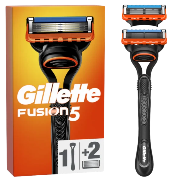 Gillette Fusion5 maszynka do golenia z 2 wymiennymi ostrzami dla mężczyzn, 1 szt. - obrazek 10