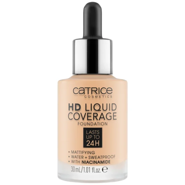 CATRICE HD Liquid Coverage Foundation podkład matujący do twarzy 005 Ivory Beige, 30 ml