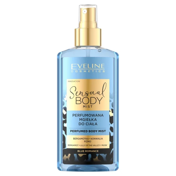 Eveline Cosmetics Sensual Body Mist Perfumowana mgiełka do ciała Blue Romance, 150 ml