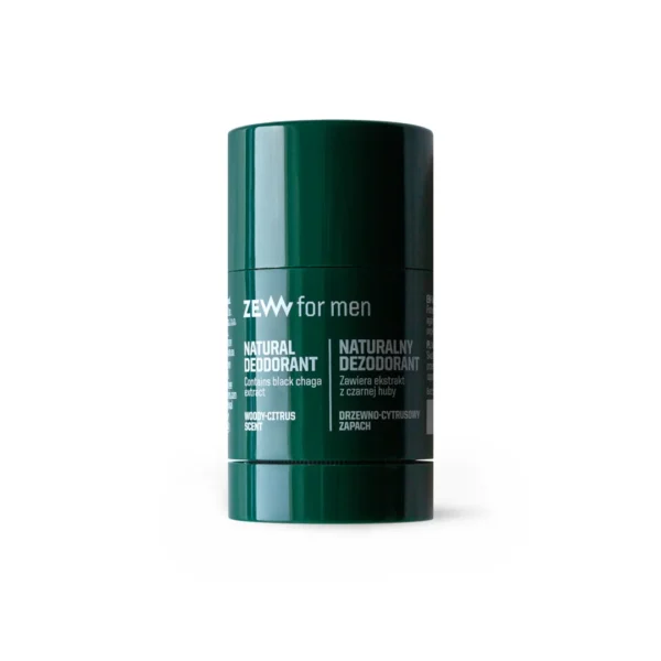 ZEW for men dezodorant naturalny w sztyfcie z czarną hubą, 30 ml