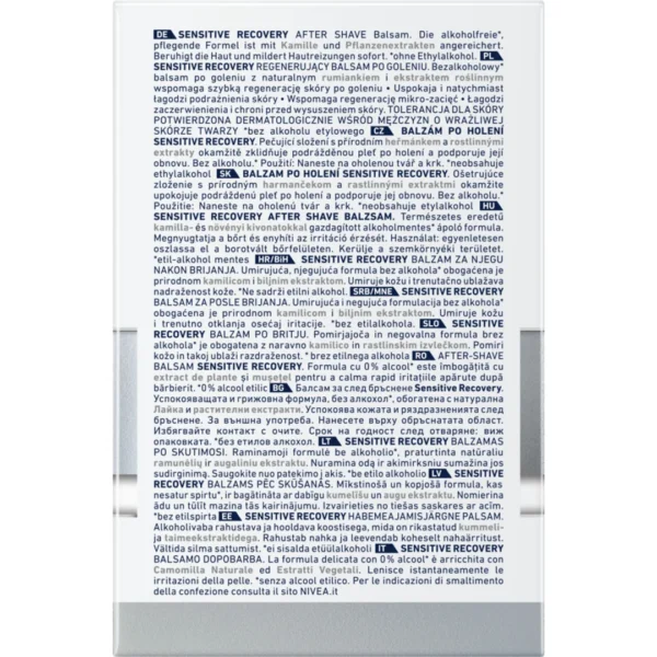 Nivea Men Sensitive Recovery regenerujący balsam po goleniu, 100 ml - obrazek 3