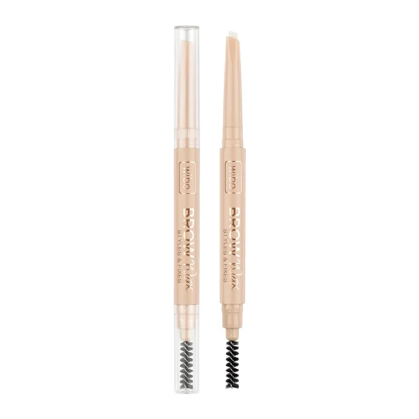 Wibo Brow Wax transparentny wosk do stylizacji brwi ze szczoteczką, 1 szt.