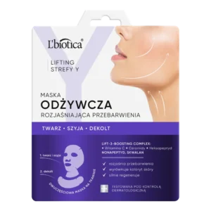 L`BIOTICA Lifting Strefy Y Maska odżywcza rozjaśniająca przebarwienia