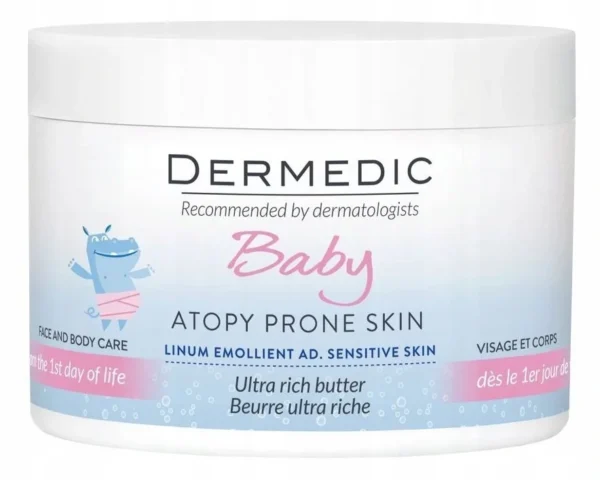 Dermedic Linum Emolient Baby masło intensywnie natłuszczające, 225 g