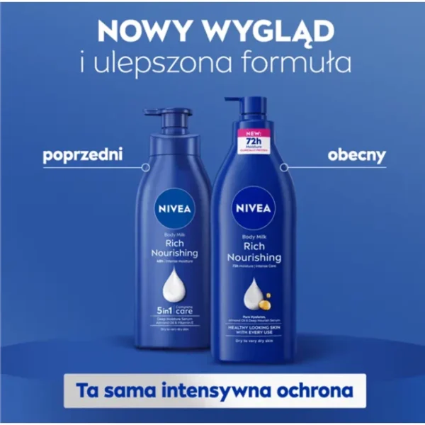 Nivea odżywcze mleczko do ciała z pompką, 625 ml - obrazek 4
