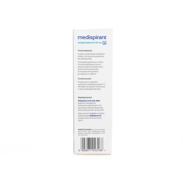 Medispirant Roll-on antyperspirant eliminujący problem pocenia się, 50 ml - obrazek 4