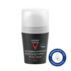 Vichy Homme dezodorant w kulce dla skóry wrażliwej, 50 ml
