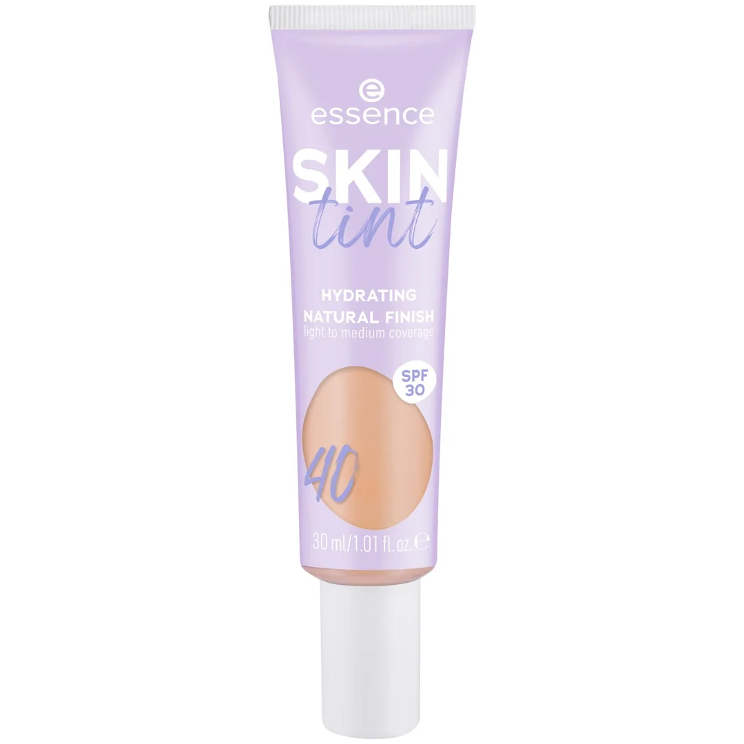 Essence Skin Tint nawilżający krem koloryzujący o lekkim i średnim kryciu SPF30 40, 30 ml
